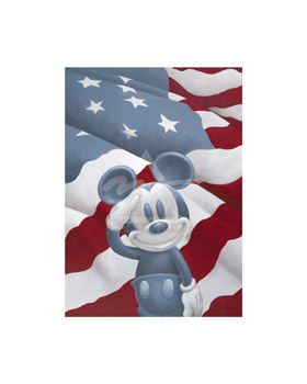 ディズニー Mickey Salutes America