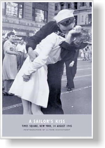 勝利のキス 第二次世界大戦終結の日 1945年8月14日 タイムズスクエア