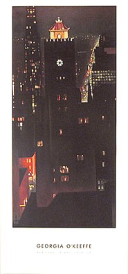 ジョージア・オキーフ   *ニューヨーク　夜　1929