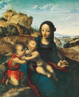 ソドマ *聖母子と幼児聖ヨハネ