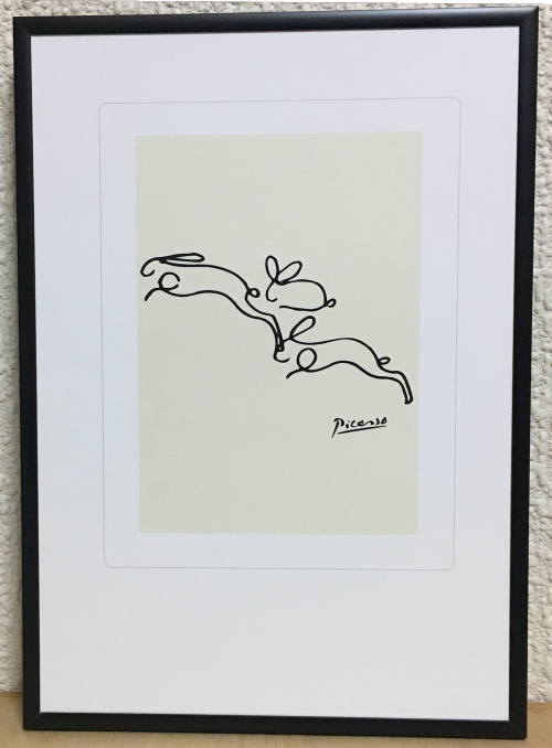 ピカソ　ウサギ　 [展示会ポスター] サイズ各種