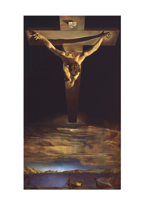 サルバドール・ダリ *十字架の聖ヨハネのキリスト  約 21 x 30 cm〜約 60 x 84 cm