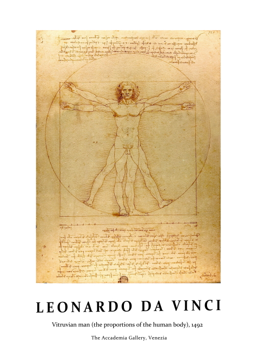 レオナルド・ダ・ヴィンチ 　ウィトルウィウス的人体図