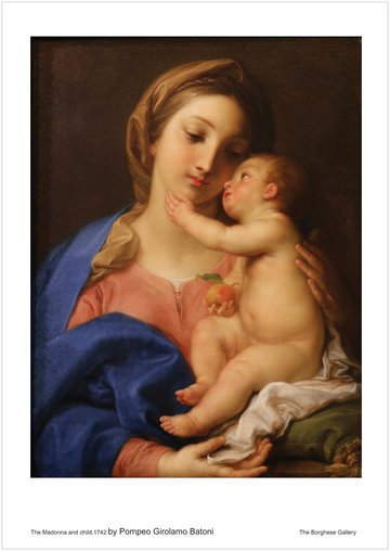 ポンペオ・バトーニ　聖母子