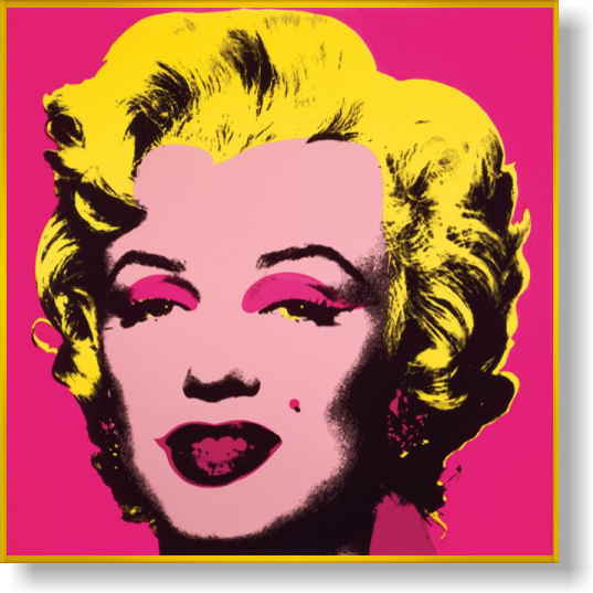 アンディ・ウォーホル 　Marilyn Monroe (Marilyn) 1967 (hot pink)