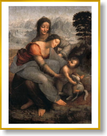 レオナルド・ダ・ヴィンチ 聖アンナと聖母子