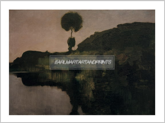 モンドリアン Evening on the Gein with Isolated Tree, 1907