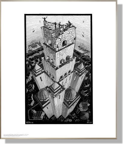 エッシャー  *Tower of Babel