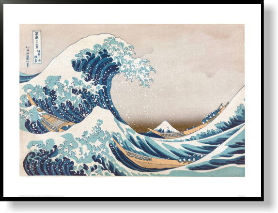 北斎 　The Great Wave of Kanagawa