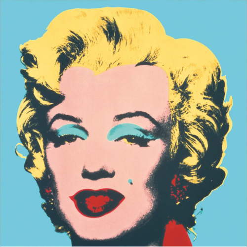 アンディ・ウォーホル  Marilyn, 1967 (on blue ground)