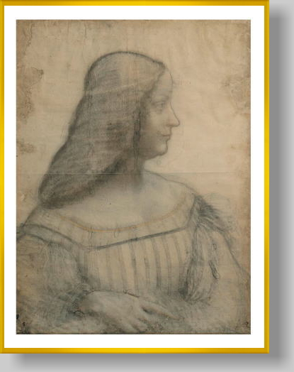 レオナルド・ダ・ヴィンチ  イザベルラ・デステの肖像
