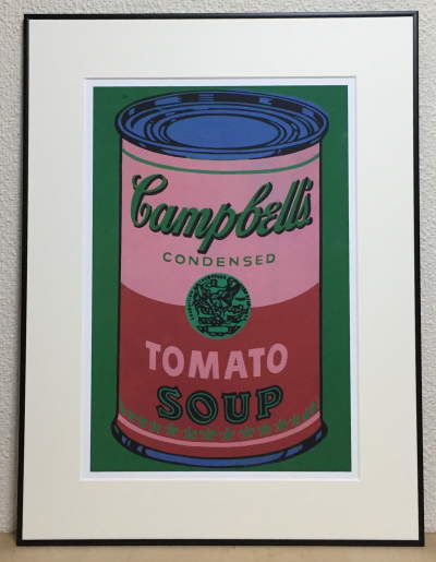 アンディ・ウォーホル  *Colored Campbell's Soup Can, 1965 (red & green)