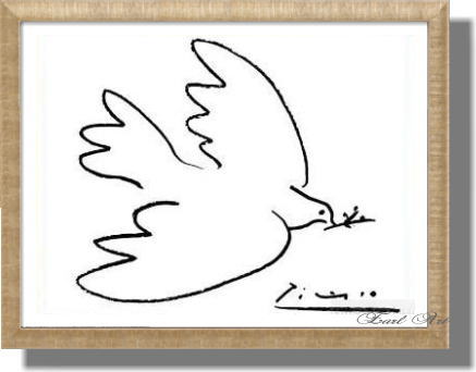 ピカソ 平和の鳩 1949