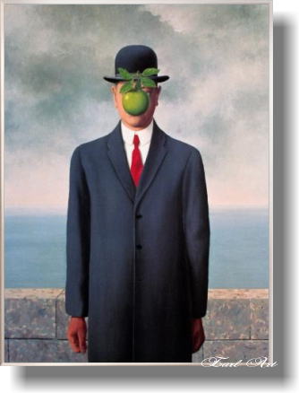 6-1] ルネ・マグリット ( Magritte) の作品ポスター、≪アール・アート 