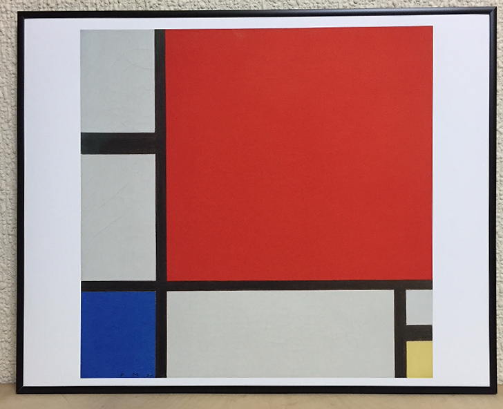 モンドリアン Composition in red, blue and yellow, 1930
