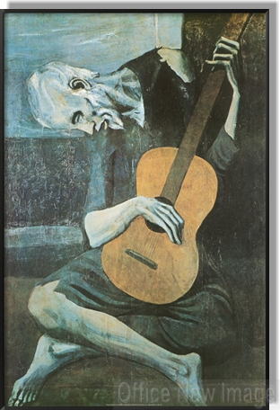 ピカソ *老いたるギター弾き 1903
