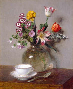  アンリ・ファンタン=ラトゥール  Spring Bouquet, 1865