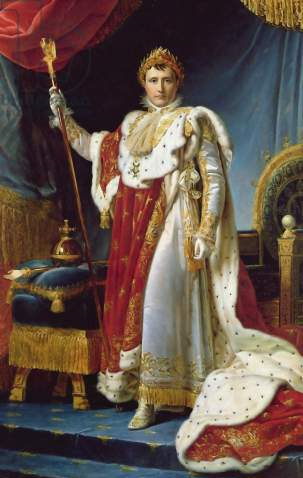 ジェラール *Napoleon I in his coronation robe c.1804